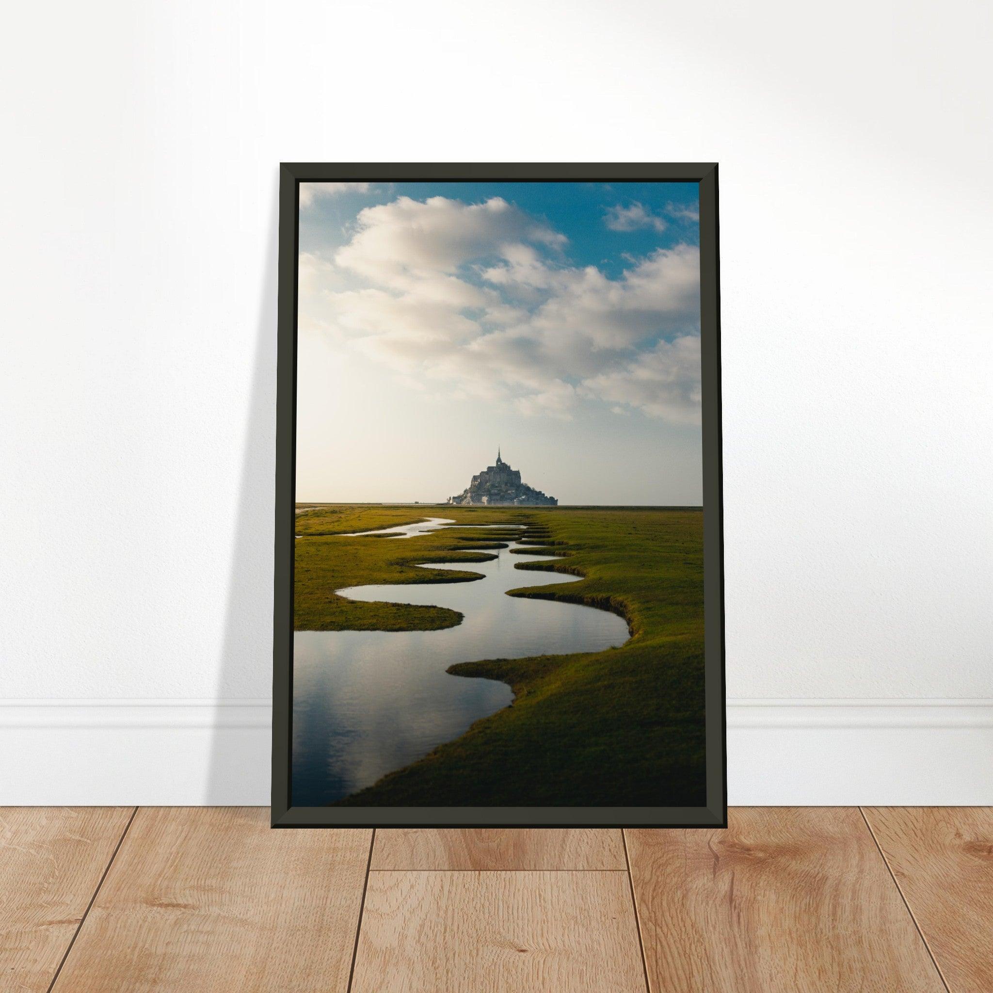 Mont Saint-Michel Poster - Printree.ch Architektur, Foto, Fotografie, Frankreich, historisch, Insel, Kloster, Küste, Mittelalter, Mont Saint-Michel, Normandie, Reisen, Sehenswürdigkeit, UNESCO-Weltkulturerbe, unsplash