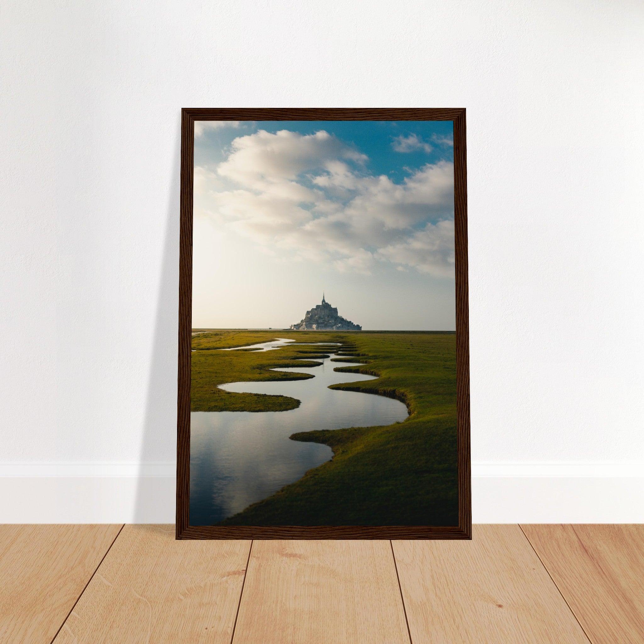 Mont Saint-Michel Poster - Printree.ch Architektur, Foto, Fotografie, Frankreich, historisch, Insel, Kloster, Küste, Mittelalter, Mont Saint-Michel, Normandie, Reisen, Sehenswürdigkeit, UNESCO-Weltkulturerbe, unsplash