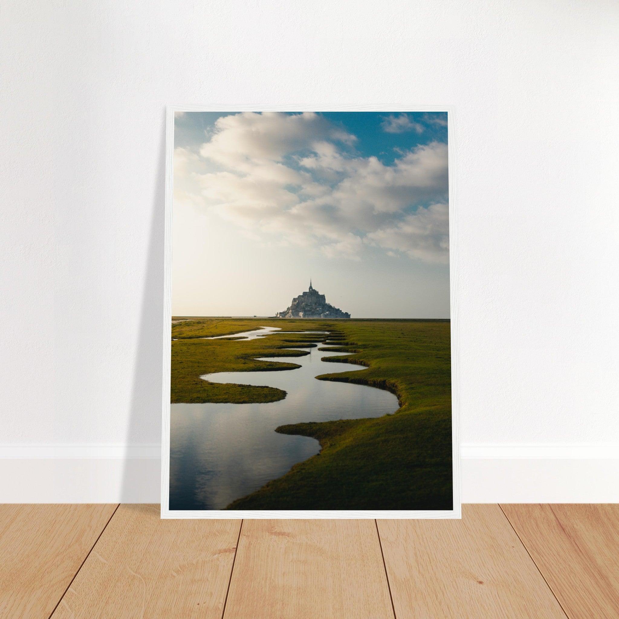 Mont Saint-Michel Poster - Printree.ch Architektur, Foto, Fotografie, Frankreich, historisch, Insel, Kloster, Küste, Mittelalter, Mont Saint-Michel, Normandie, Reisen, Sehenswürdigkeit, UNESCO-Weltkulturerbe, unsplash