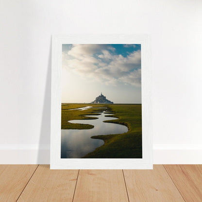 Mont Saint-Michel Poster - Printree.ch Architektur, Foto, Fotografie, Frankreich, historisch, Insel, Kloster, Küste, Mittelalter, Mont Saint-Michel, Normandie, Reisen, Sehenswürdigkeit, UNESCO-Weltkulturerbe, unsplash