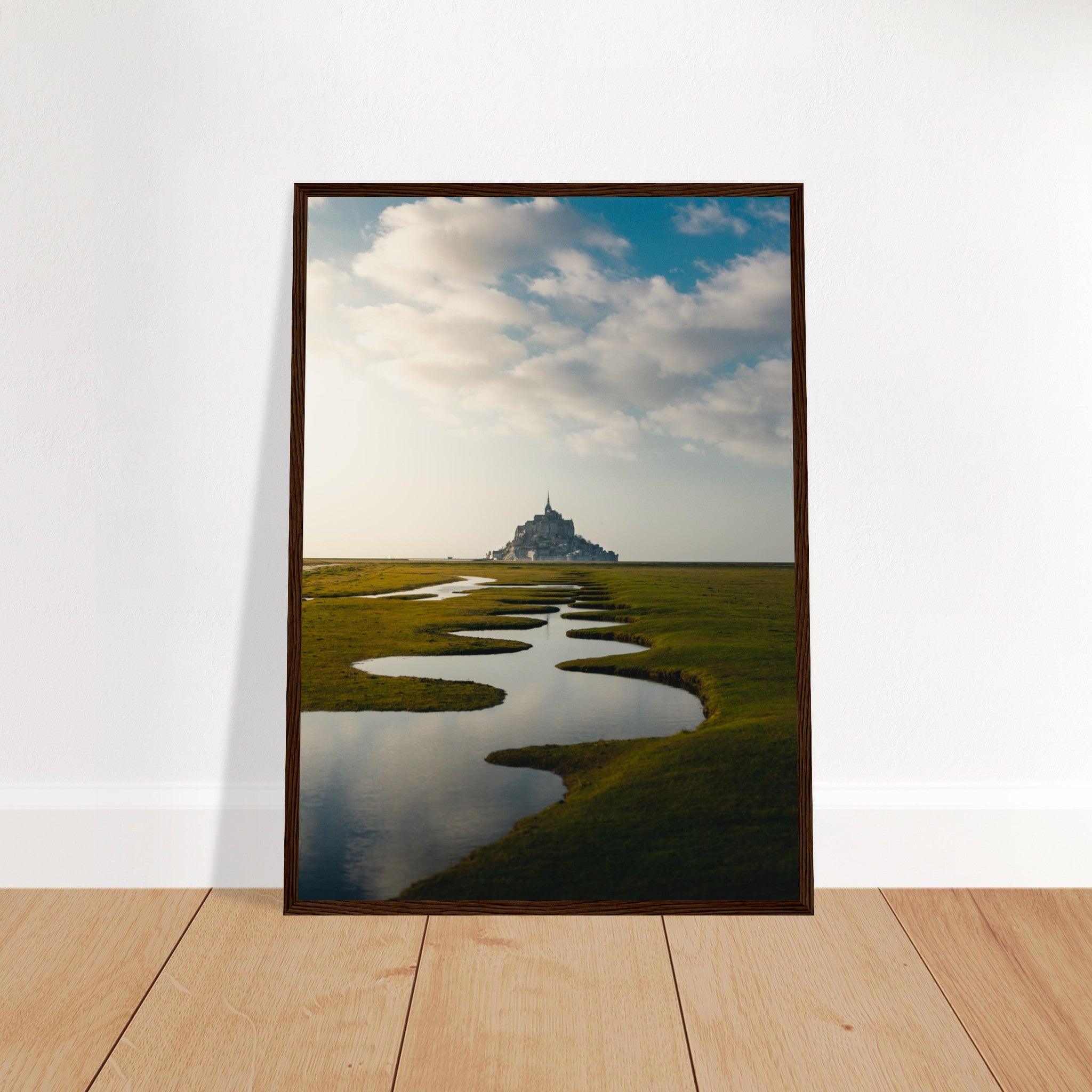 Mont Saint-Michel Poster - Printree.ch Architektur, Foto, Fotografie, Frankreich, historisch, Insel, Kloster, Küste, Mittelalter, Mont Saint-Michel, Normandie, Reisen, Sehenswürdigkeit, UNESCO-Weltkulturerbe, unsplash