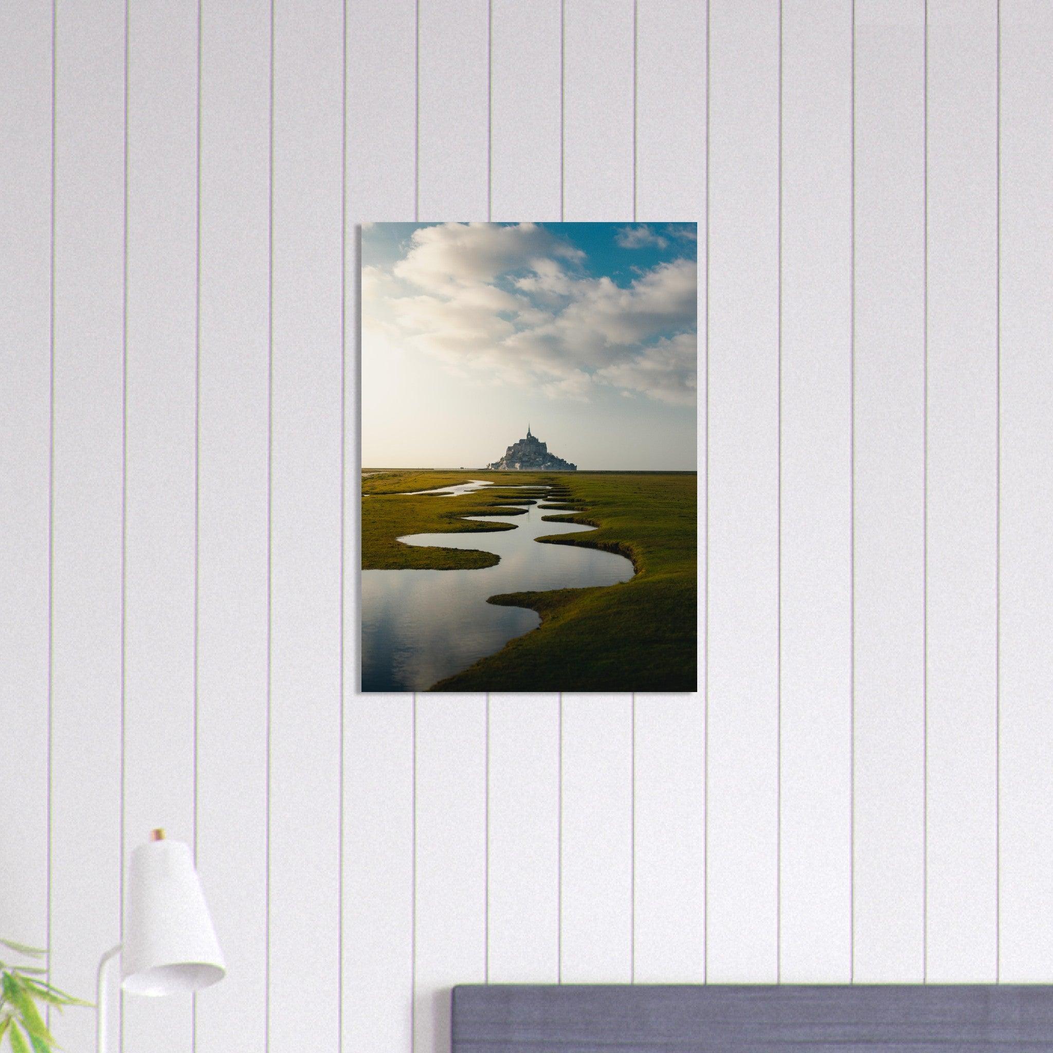 Mont Saint-Michel Poster - Printree.ch Architektur, Foto, Fotografie, Frankreich, historisch, Insel, Kloster, Küste, Mittelalter, Mont Saint-Michel, Normandie, Reisen, Sehenswürdigkeit, UNESCO-Weltkulturerbe, unsplash