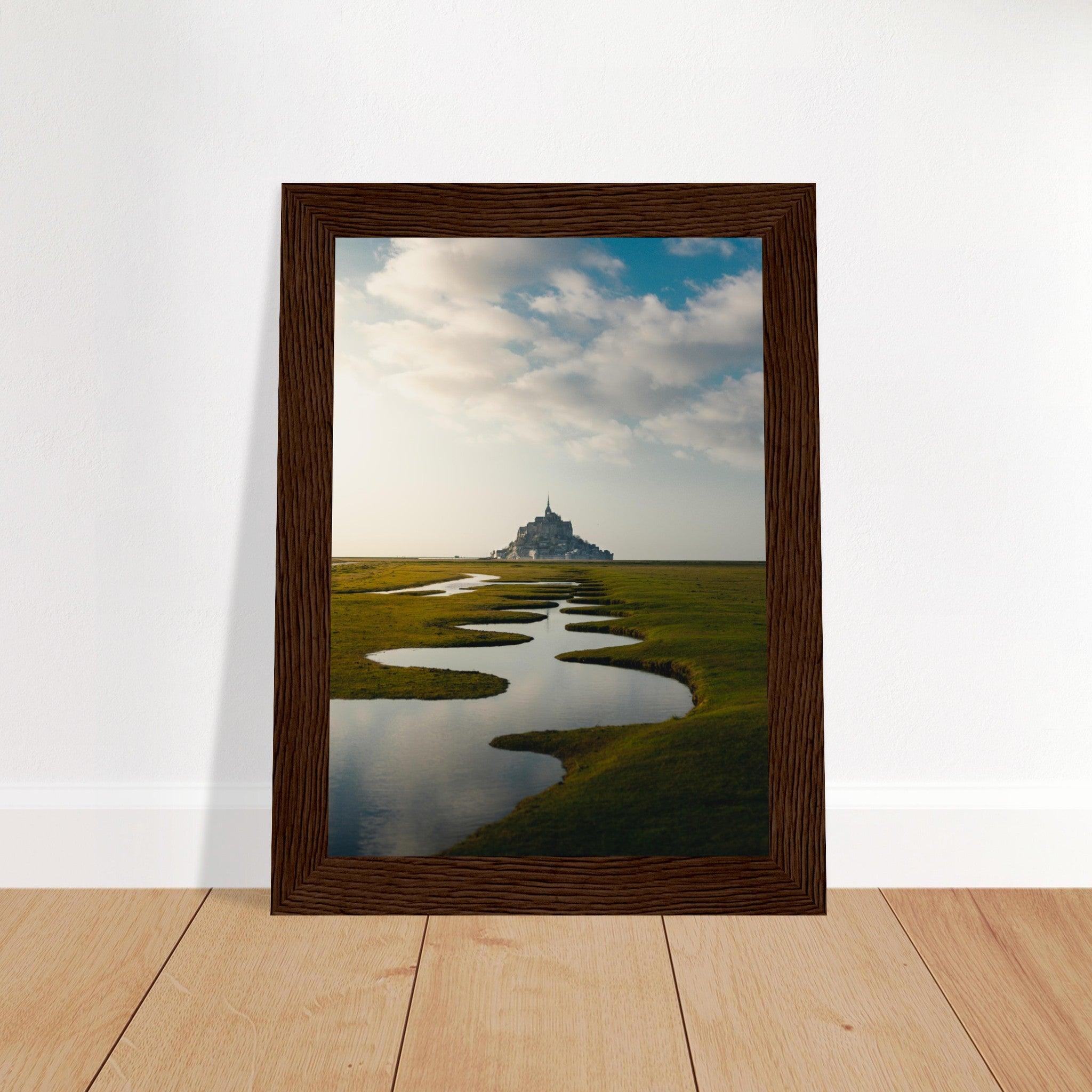 Mont Saint-Michel Poster - Printree.ch Architektur, Foto, Fotografie, Frankreich, historisch, Insel, Kloster, Küste, Mittelalter, Mont Saint-Michel, Normandie, Reisen, Sehenswürdigkeit, UNESCO-Weltkulturerbe, unsplash