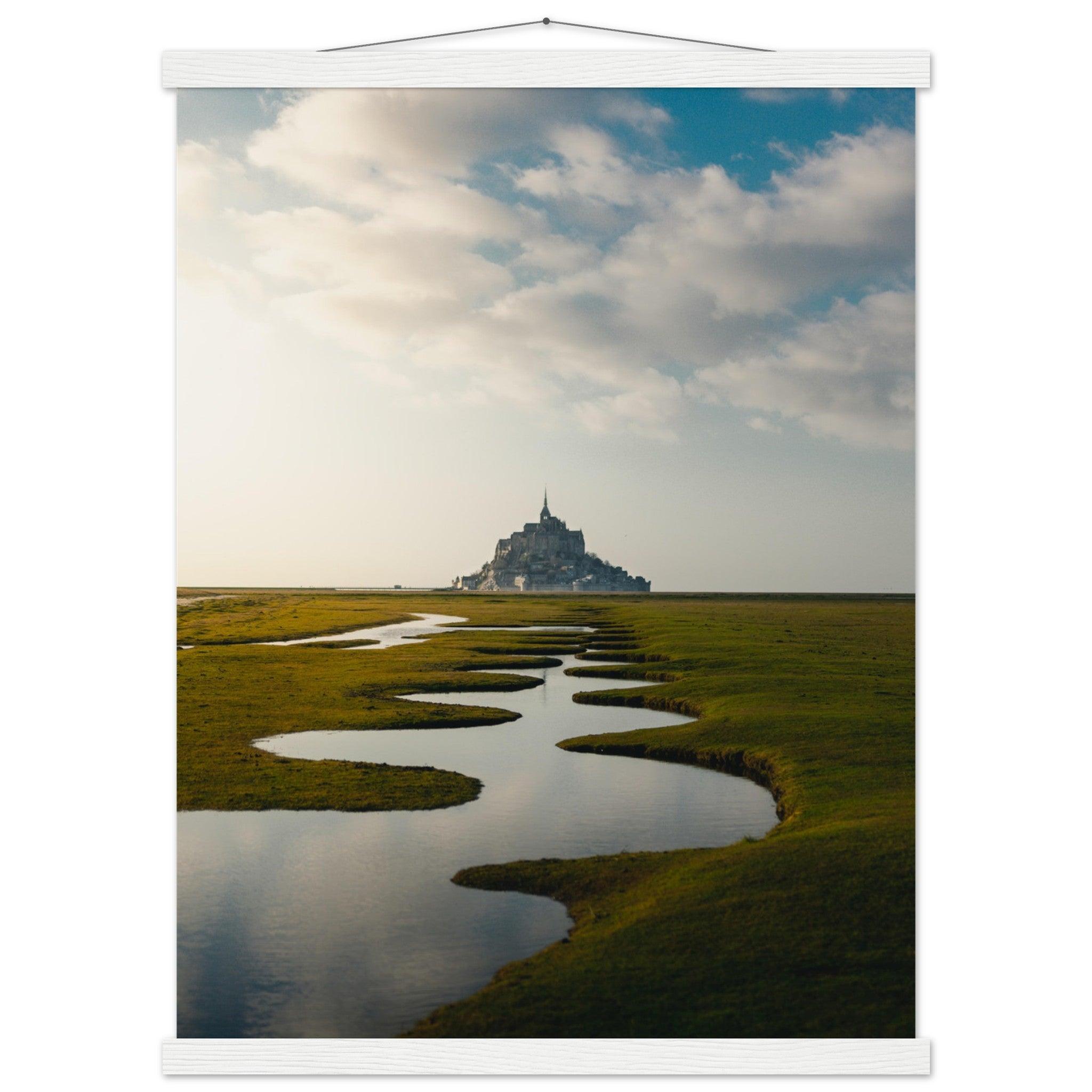 Mont Saint-Michel Poster - Printree.ch Architektur, Foto, Fotografie, Frankreich, historisch, Insel, Kloster, Küste, Mittelalter, Mont Saint-Michel, Normandie, Reisen, Sehenswürdigkeit, UNESCO-Weltkulturerbe, unsplash