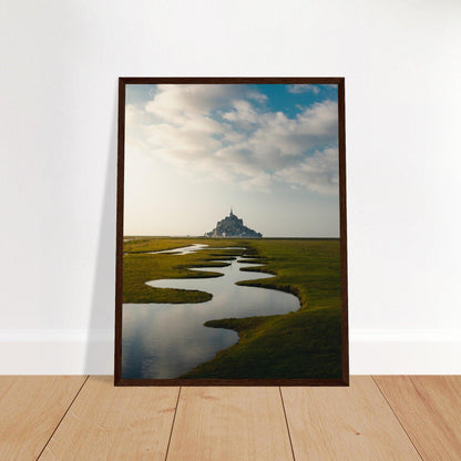 Mont Saint-Michel Poster - Printree.ch Architektur, Foto, Fotografie, Frankreich, historisch, Insel, Kloster, Küste, Mittelalter, Mont Saint-Michel, Normandie, Reisen, Sehenswürdigkeit, UNESCO-Weltkulturerbe, unsplash