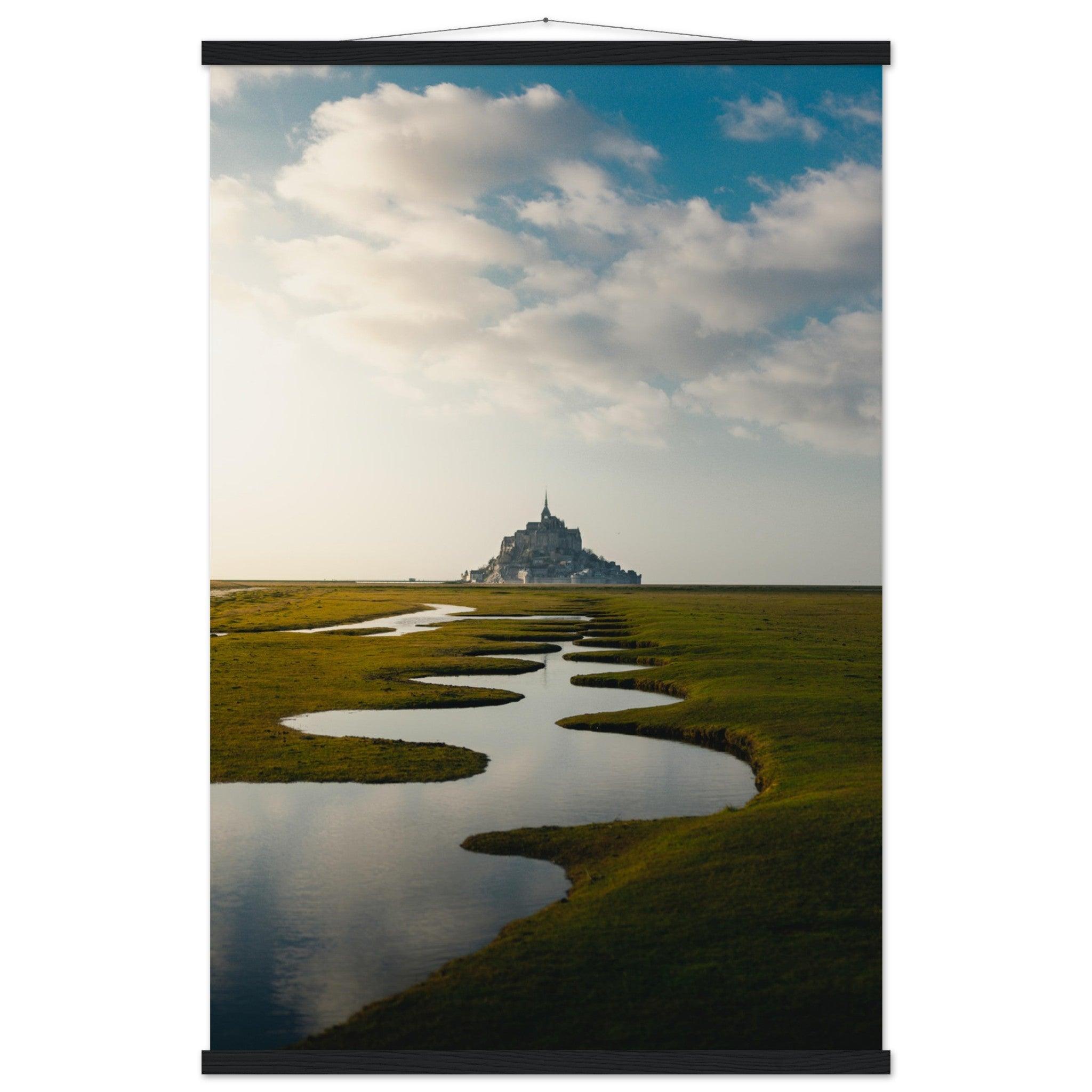 Mont Saint-Michel Poster - Printree.ch Architektur, Foto, Fotografie, Frankreich, historisch, Insel, Kloster, Küste, Mittelalter, Mont Saint-Michel, Normandie, Reisen, Sehenswürdigkeit, UNESCO-Weltkulturerbe, unsplash