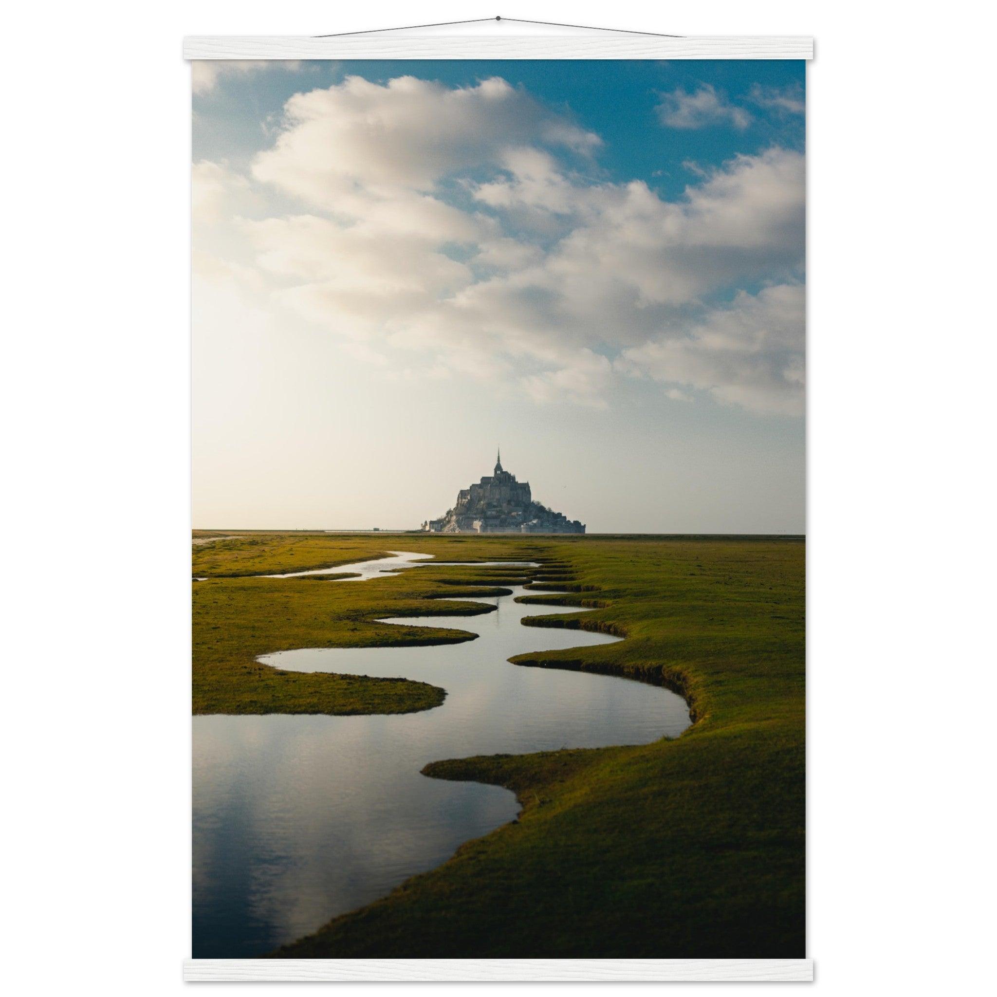 Mont Saint-Michel Poster - Printree.ch Architektur, Foto, Fotografie, Frankreich, historisch, Insel, Kloster, Küste, Mittelalter, Mont Saint-Michel, Normandie, Reisen, Sehenswürdigkeit, UNESCO-Weltkulturerbe, unsplash