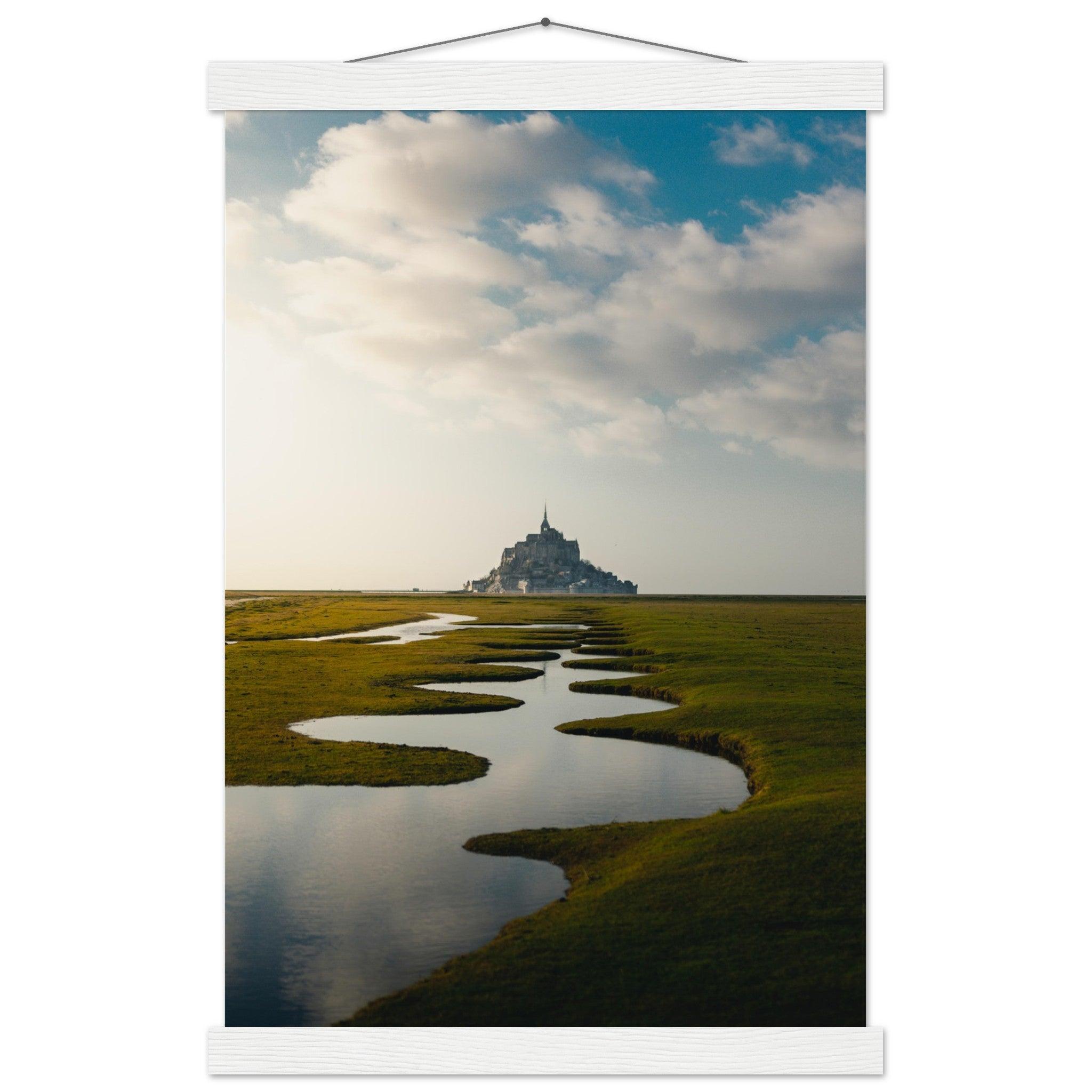 Mont Saint-Michel Poster - Printree.ch Architektur, Foto, Fotografie, Frankreich, historisch, Insel, Kloster, Küste, Mittelalter, Mont Saint-Michel, Normandie, Reisen, Sehenswürdigkeit, UNESCO-Weltkulturerbe, unsplash