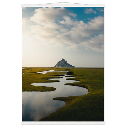 Mont Saint-Michel Poster - Printree.ch Architektur, Foto, Fotografie, Frankreich, historisch, Insel, Kloster, Küste, Mittelalter, Mont Saint-Michel, Normandie, Reisen, Sehenswürdigkeit, UNESCO-Weltkulturerbe, unsplash