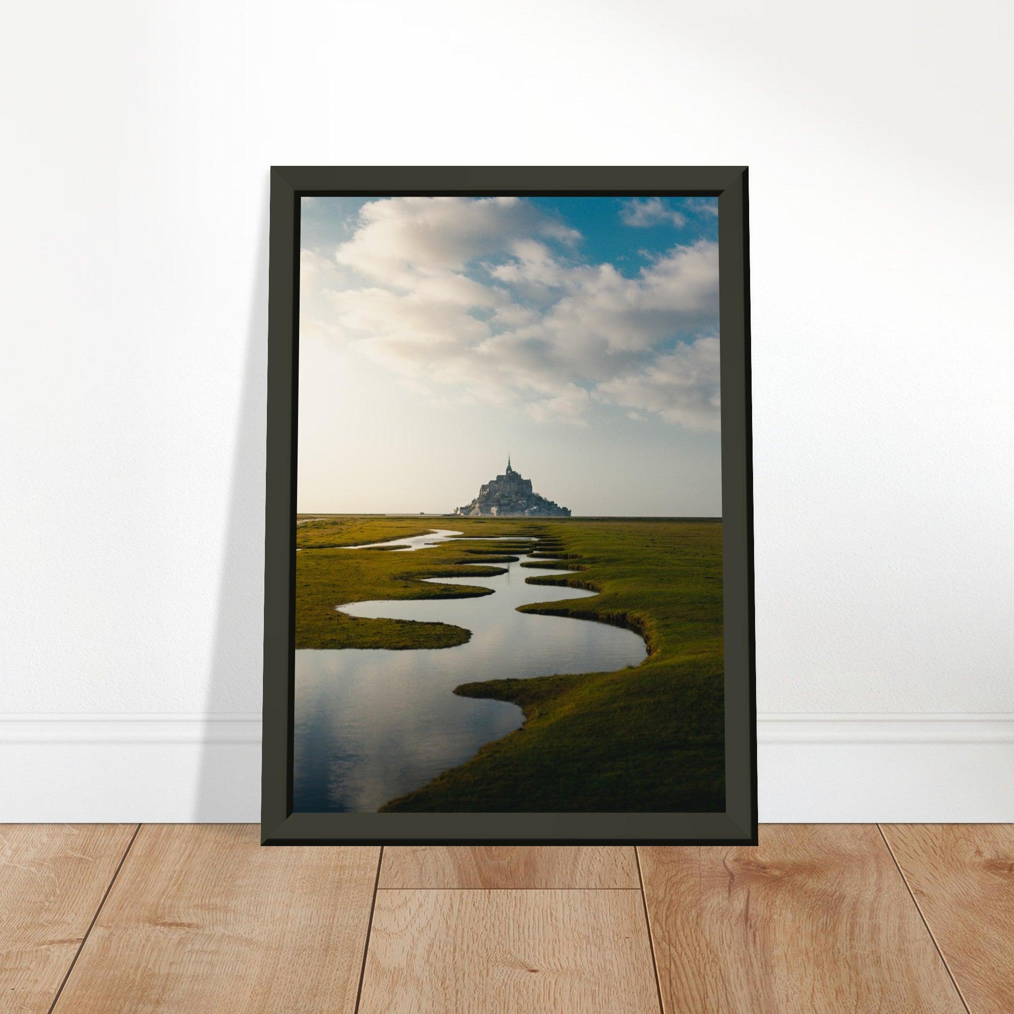 Mont Saint-Michel Poster - Printree.ch Architektur, Foto, Fotografie, Frankreich, historisch, Insel, Kloster, Küste, Mittelalter, Mont Saint-Michel, Normandie, Reisen, Sehenswürdigkeit, UNESCO-Weltkulturerbe, unsplash