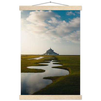 Mont Saint-Michel Poster - Printree.ch Architektur, Foto, Fotografie, Frankreich, historisch, Insel, Kloster, Küste, Mittelalter, Mont Saint-Michel, Normandie, Reisen, Sehenswürdigkeit, UNESCO-Weltkulturerbe, unsplash