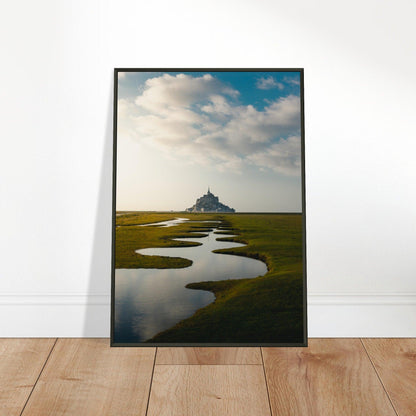 Mont Saint-Michel Poster - Printree.ch Architektur, Foto, Fotografie, Frankreich, historisch, Insel, Kloster, Küste, Mittelalter, Mont Saint-Michel, Normandie, Reisen, Sehenswürdigkeit, UNESCO-Weltkulturerbe, unsplash