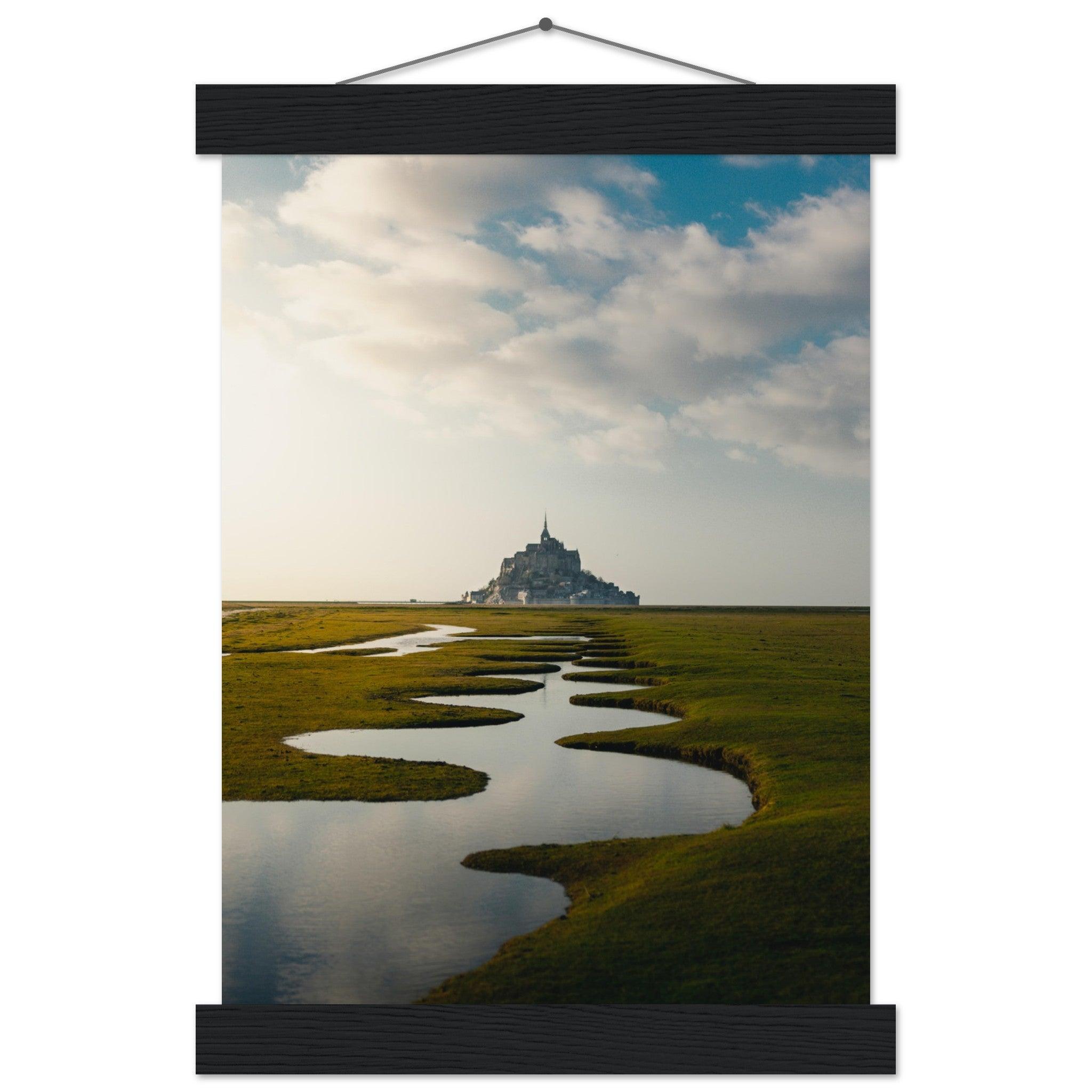 Mont Saint-Michel Poster - Printree.ch Architektur, Foto, Fotografie, Frankreich, historisch, Insel, Kloster, Küste, Mittelalter, Mont Saint-Michel, Normandie, Reisen, Sehenswürdigkeit, UNESCO-Weltkulturerbe, unsplash