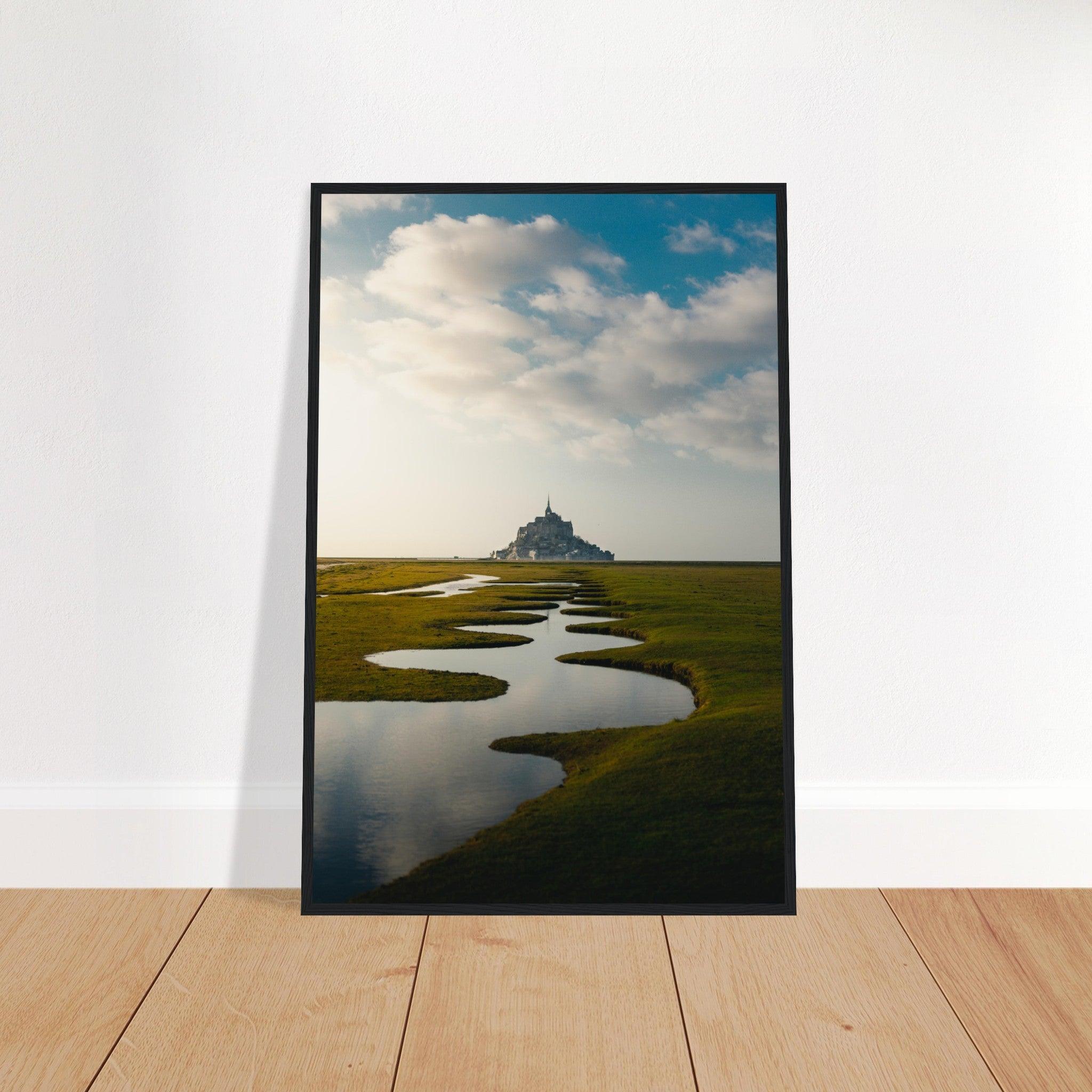 Mont Saint-Michel Poster - Printree.ch Architektur, Foto, Fotografie, Frankreich, historisch, Insel, Kloster, Küste, Mittelalter, Mont Saint-Michel, Normandie, Reisen, Sehenswürdigkeit, UNESCO-Weltkulturerbe, unsplash