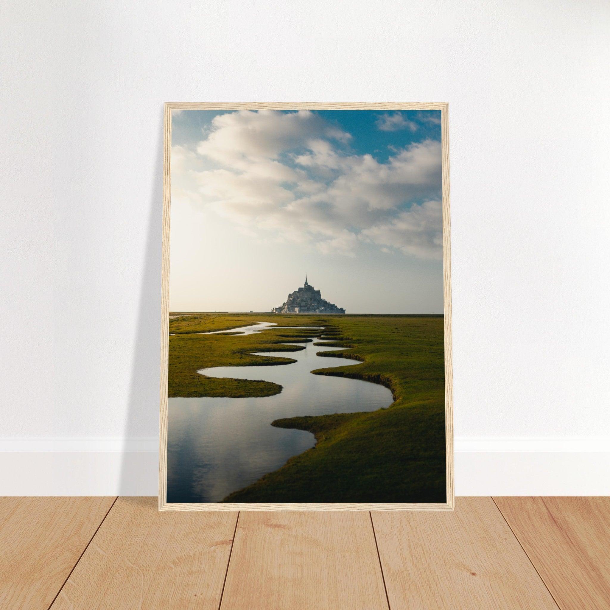 Mont Saint-Michel Poster - Printree.ch Architektur, Foto, Fotografie, Frankreich, historisch, Insel, Kloster, Küste, Mittelalter, Mont Saint-Michel, Normandie, Reisen, Sehenswürdigkeit, UNESCO-Weltkulturerbe, unsplash