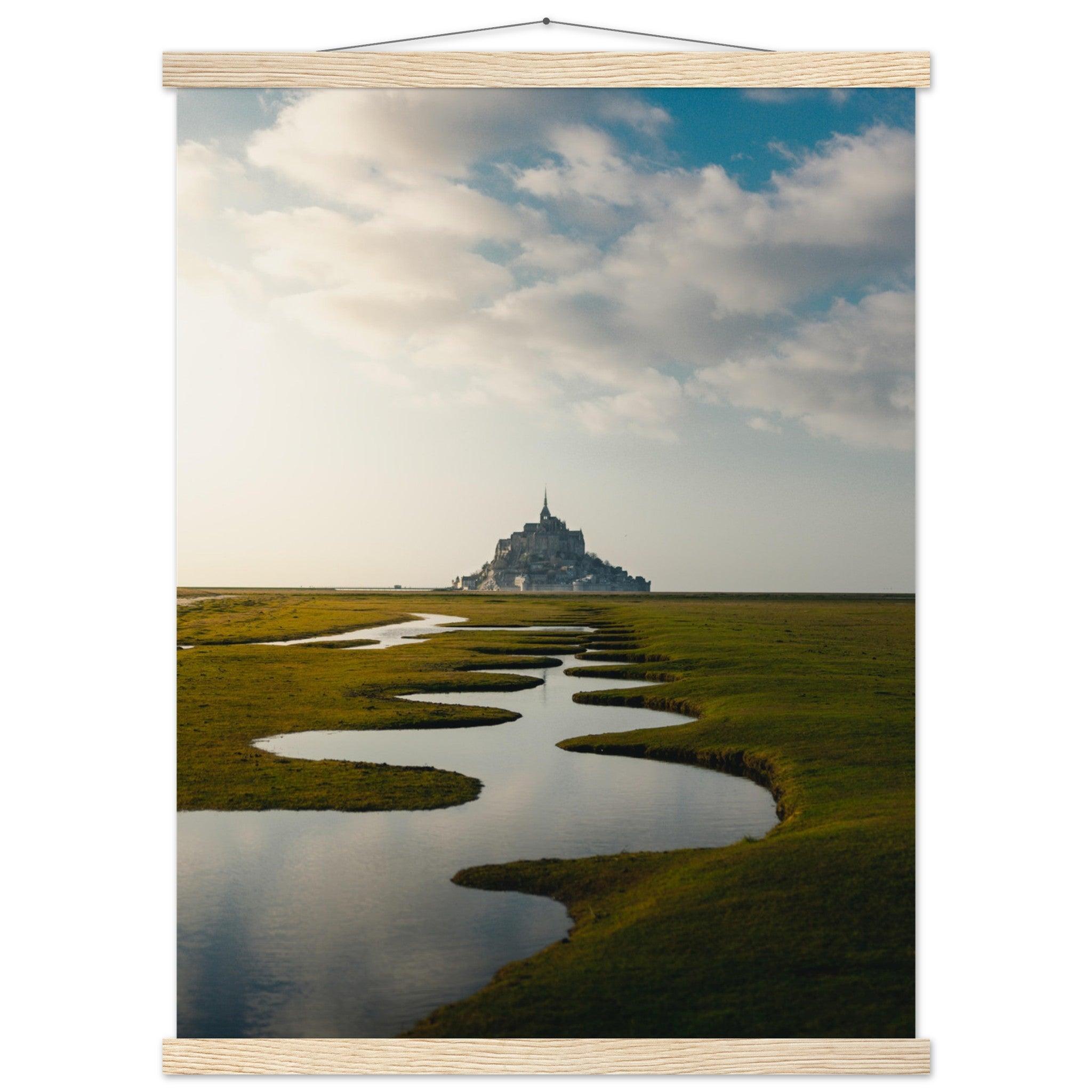 Mont Saint-Michel Poster - Printree.ch Architektur, Foto, Fotografie, Frankreich, historisch, Insel, Kloster, Küste, Mittelalter, Mont Saint-Michel, Normandie, Reisen, Sehenswürdigkeit, UNESCO-Weltkulturerbe, unsplash