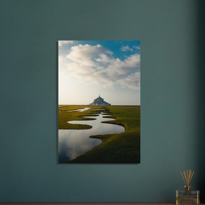 Mont Saint-Michel Poster - Printree.ch Architektur, Foto, Fotografie, Frankreich, historisch, Insel, Kloster, Küste, Mittelalter, Mont Saint-Michel, Normandie, Reisen, Sehenswürdigkeit, UNESCO-Weltkulturerbe, unsplash