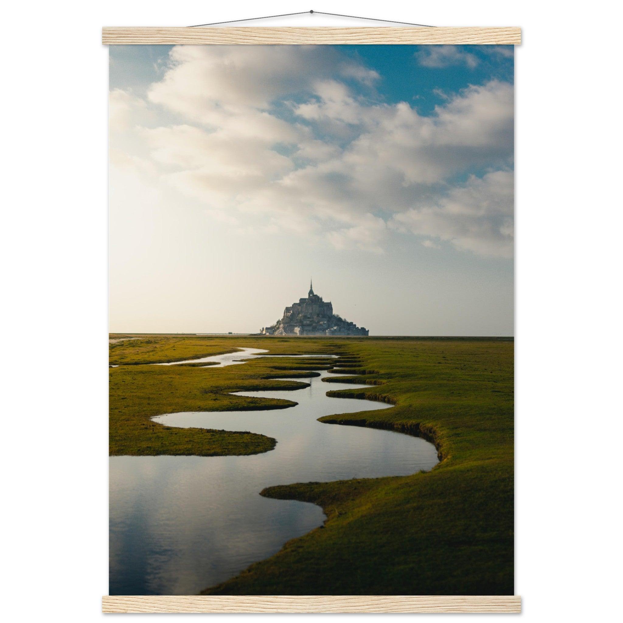 Mont Saint-Michel Poster - Printree.ch Architektur, Foto, Fotografie, Frankreich, historisch, Insel, Kloster, Küste, Mittelalter, Mont Saint-Michel, Normandie, Reisen, Sehenswürdigkeit, UNESCO-Weltkulturerbe, unsplash