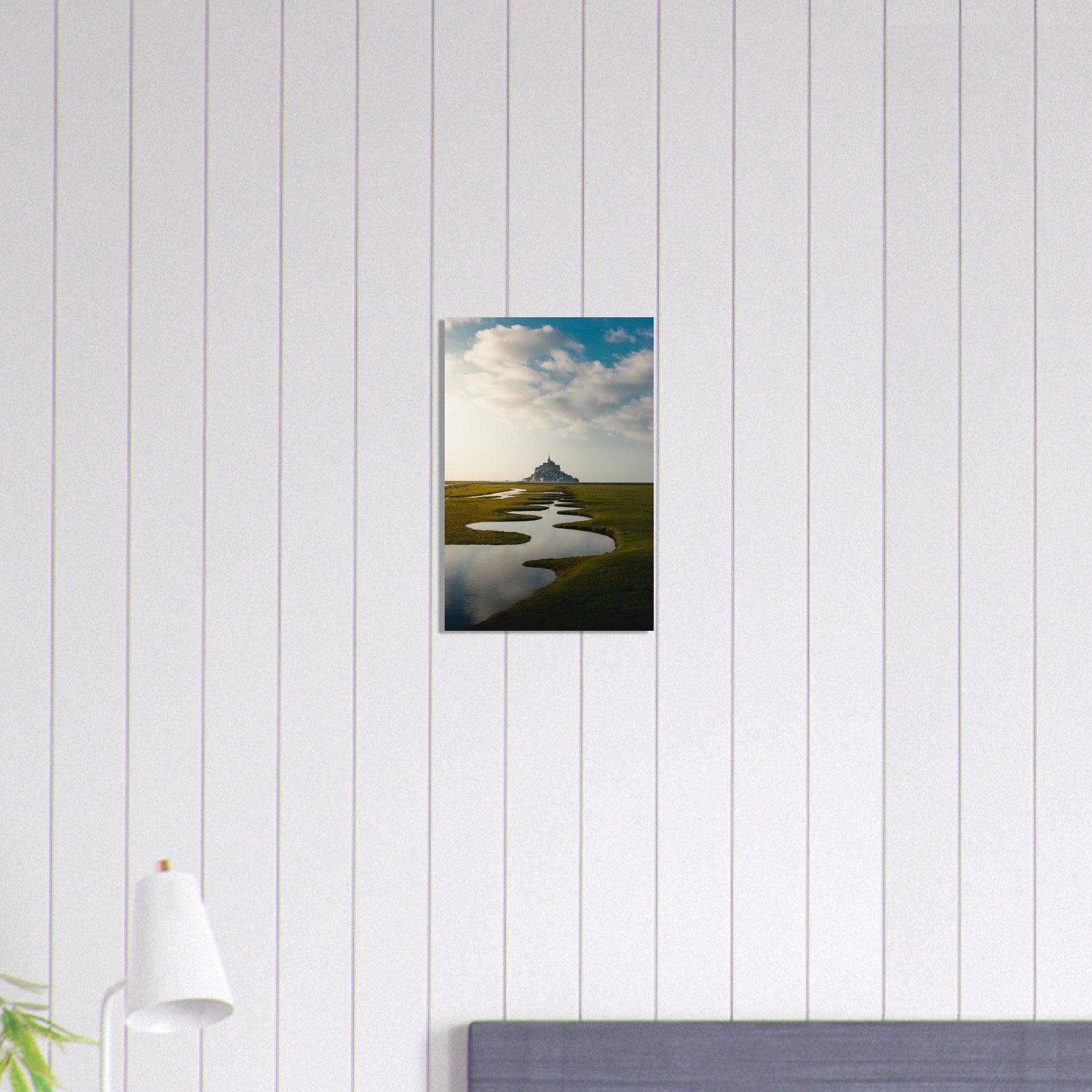 Mont Saint-Michel Poster - Printree.ch Architektur, Foto, Fotografie, Frankreich, historisch, Insel, Kloster, Küste, Mittelalter, Mont Saint-Michel, Normandie, Reisen, Sehenswürdigkeit, UNESCO-Weltkulturerbe, unsplash