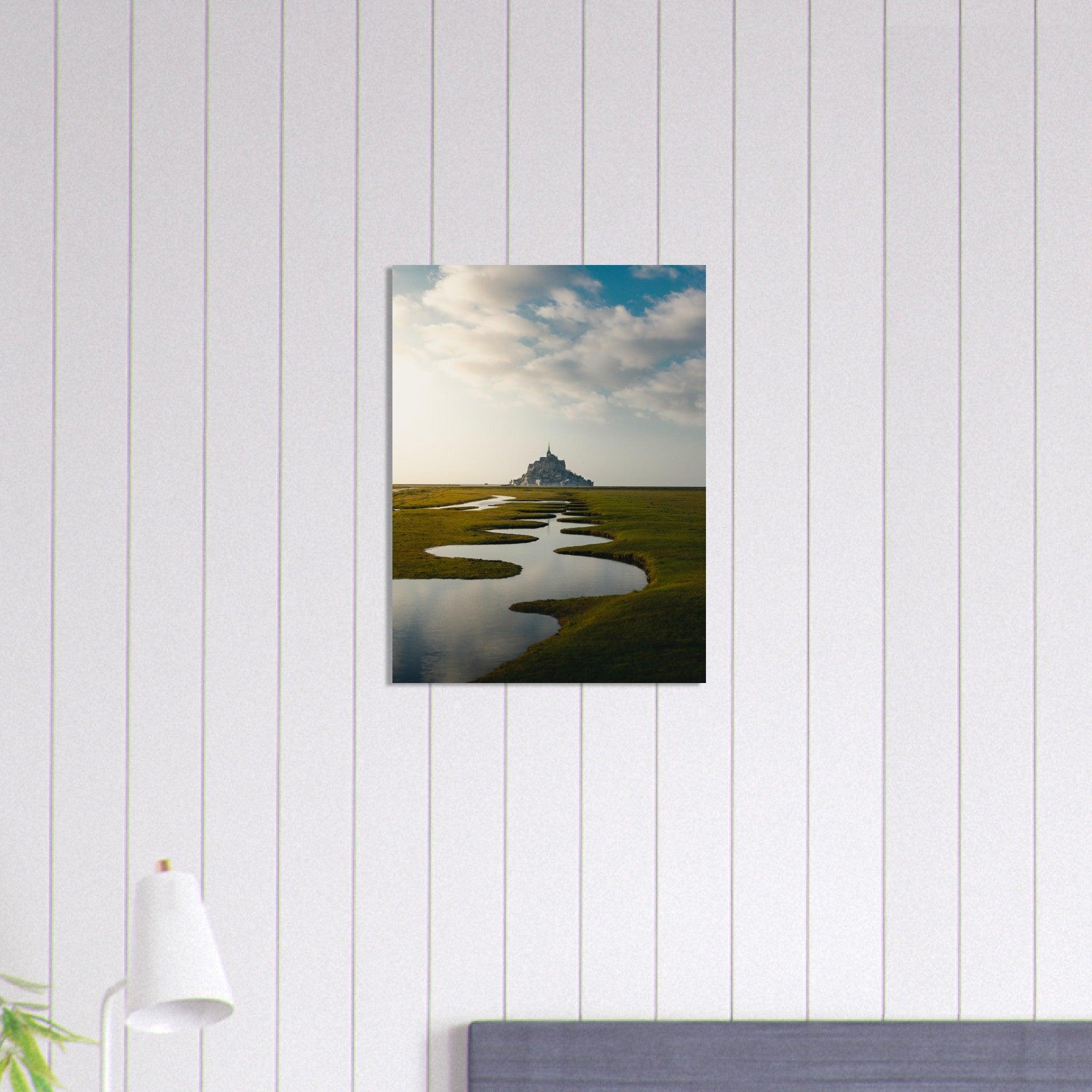 Mont Saint-Michel Poster - Printree.ch Architektur, Foto, Fotografie, Frankreich, historisch, Insel, Kloster, Küste, Mittelalter, Mont Saint-Michel, Normandie, Reisen, Sehenswürdigkeit, UNESCO-Weltkulturerbe, unsplash