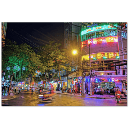 Nachtleben Hanoi - Printree.ch abend, Asien, attraktion, beschäftigt, dämmerung, einfachschweizer, exklusiv, Foto, Fotografie, geschäft, hanoi, innenstadt, landschaft, licht, nacht, Poster, reise, Reisen, sonnenuntergang, stadt, straße, tourismus, transport, urban, verkehr, vietnam, ziel