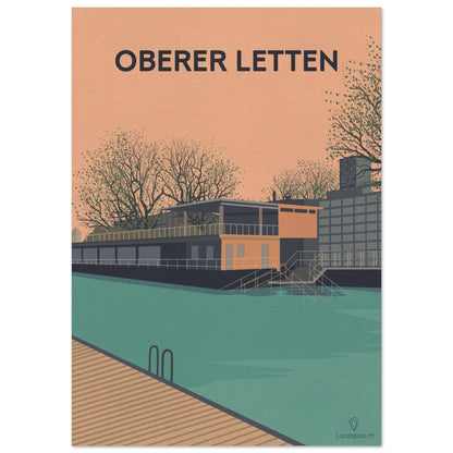 Obere Letten - Züri - Printree.ch Localspot, Minimalismus, Zürich