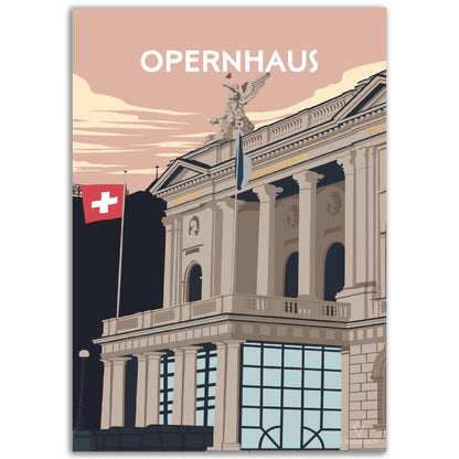 Opernhaus Zürich - Printree.ch Localspot, Minimal, Minimalismus