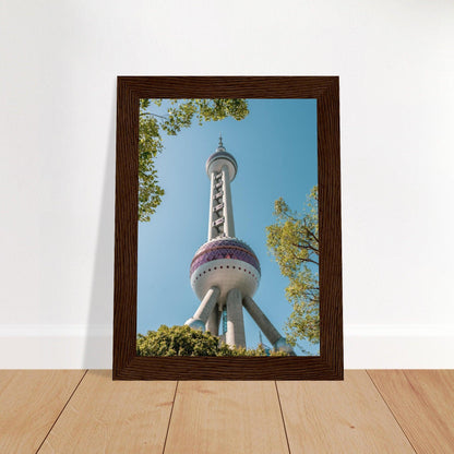 Oriental Pearl Tower - Printree.ch Architektur, Aussichtsplattform, China, Fernsehturm, futuristisch, Kopenhagen, Kultur, moderne Architektur, Oriental Pearl Tower, Shanghai, Skyline, Stadt, Stadtbild, Touristenattraktion, unsplash, Wahrzeichen