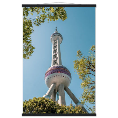 Oriental Pearl Tower - Printree.ch Architektur, Aussichtsplattform, China, Fernsehturm, futuristisch, Kopenhagen, Kultur, moderne Architektur, Oriental Pearl Tower, Shanghai, Skyline, Stadt, Stadtbild, Touristenattraktion, unsplash, Wahrzeichen