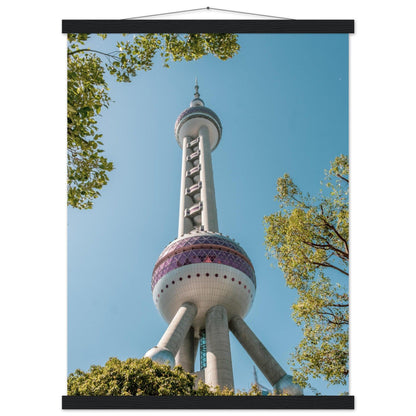 Oriental Pearl Tower - Printree.ch Architektur, Aussichtsplattform, China, Fernsehturm, futuristisch, Kopenhagen, Kultur, moderne Architektur, Oriental Pearl Tower, Shanghai, Skyline, Stadt, Stadtbild, Touristenattraktion, unsplash, Wahrzeichen