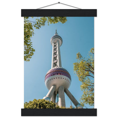 Oriental Pearl Tower - Printree.ch Architektur, Aussichtsplattform, China, Fernsehturm, futuristisch, Kopenhagen, Kultur, moderne Architektur, Oriental Pearl Tower, Shanghai, Skyline, Stadt, Stadtbild, Touristenattraktion, unsplash, Wahrzeichen