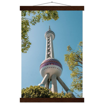 Oriental Pearl Tower - Printree.ch Architektur, Aussichtsplattform, China, Fernsehturm, futuristisch, Kopenhagen, Kultur, moderne Architektur, Oriental Pearl Tower, Shanghai, Skyline, Stadt, Stadtbild, Touristenattraktion, unsplash, Wahrzeichen