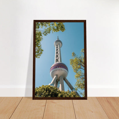 Oriental Pearl Tower - Printree.ch Architektur, Aussichtsplattform, China, Fernsehturm, futuristisch, Kopenhagen, Kultur, moderne Architektur, Oriental Pearl Tower, Shanghai, Skyline, Stadt, Stadtbild, Touristenattraktion, unsplash, Wahrzeichen