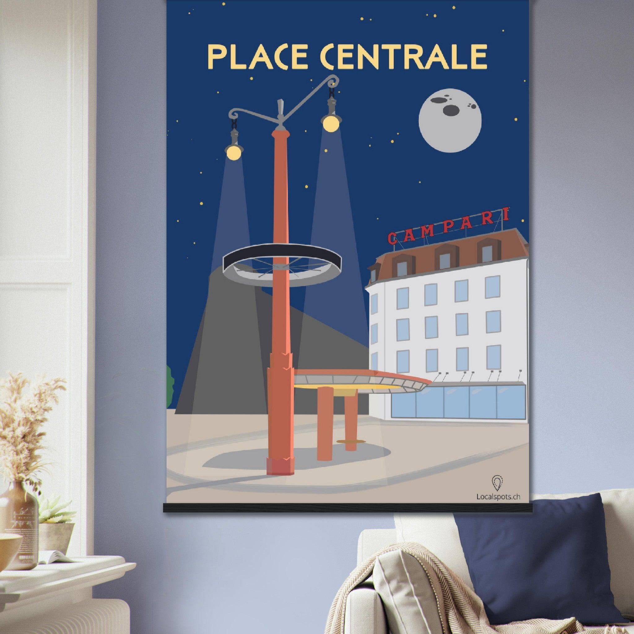 Place Centrale Biel. - Printree.ch Localspot, Minimal, Minimalismus