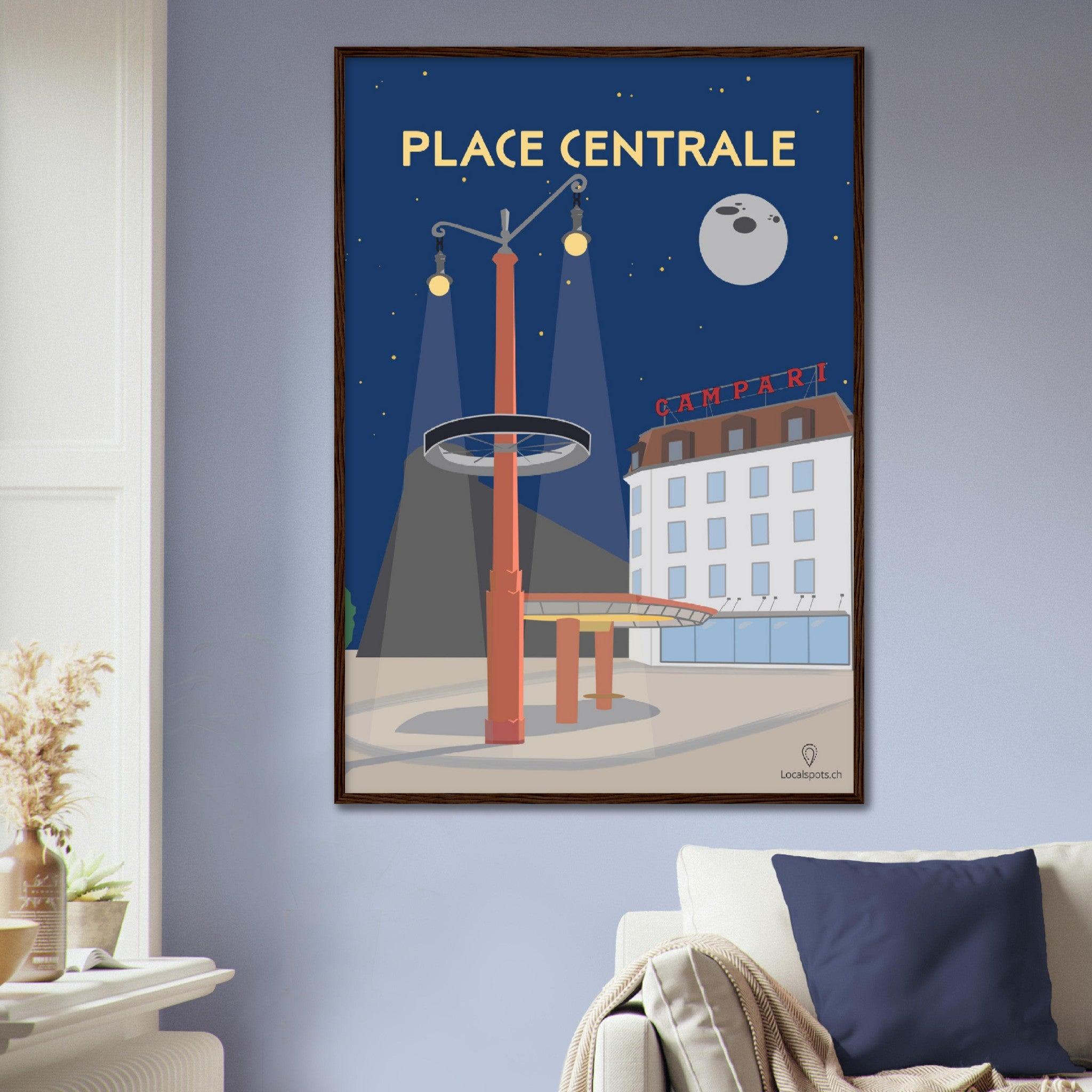 Place Centrale Biel. - Printree.ch Localspot, Minimal, Minimalismus