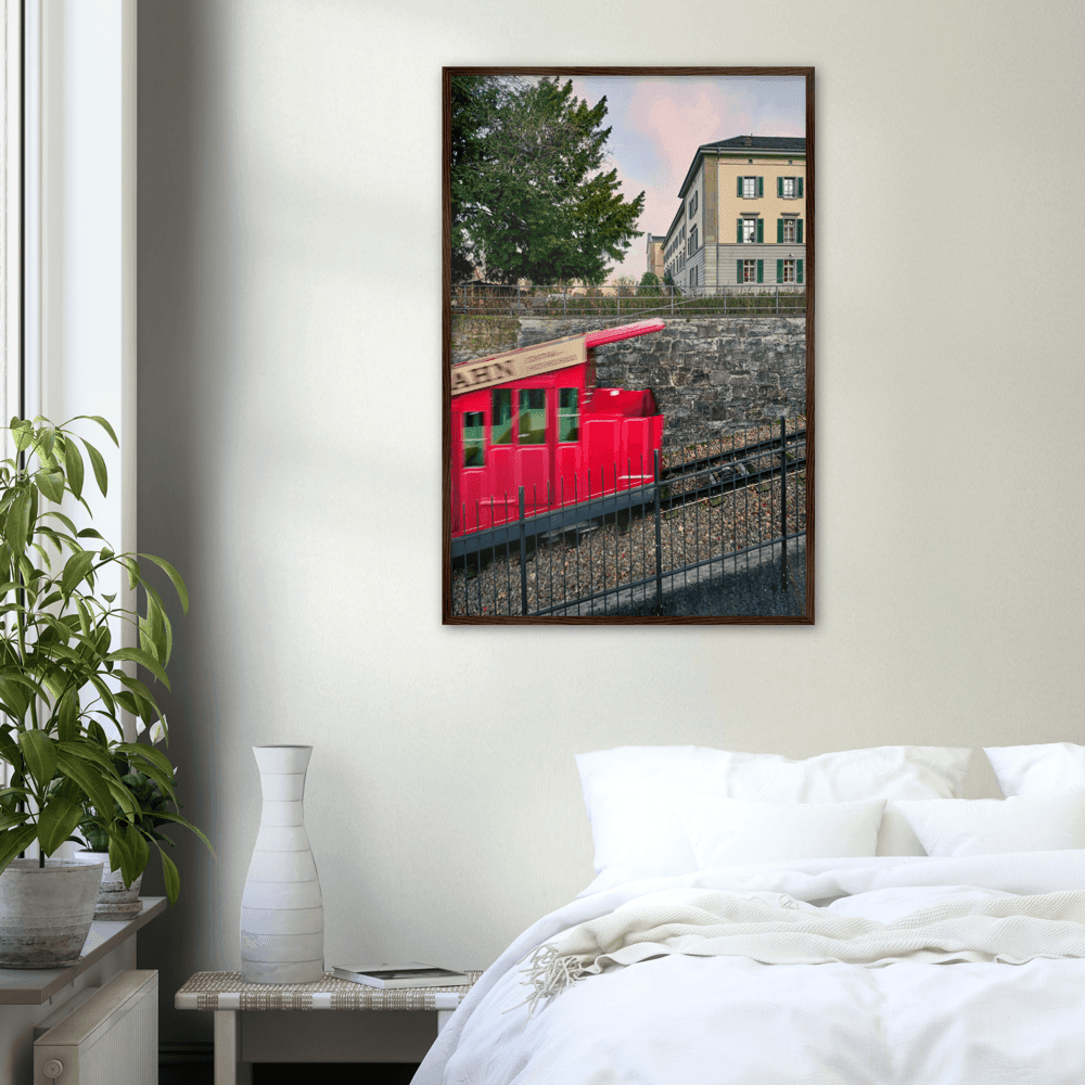 Polybahn - Printree.ch alt, architektur, attraktion, bus, eisenbahn, europa, foto, gebäude, im freien, metall, personenverkehr, polybahn, poster, reise, schweiz, schweizerische eidgenossenschaft, seilbahn, stadt, stadtverkehr, standseilbahn, strasse, städtisch, städtischer transport, tour, tourismus, touristische reise, transit, transport, ubs polybahn, verkehr, wandern, zürich