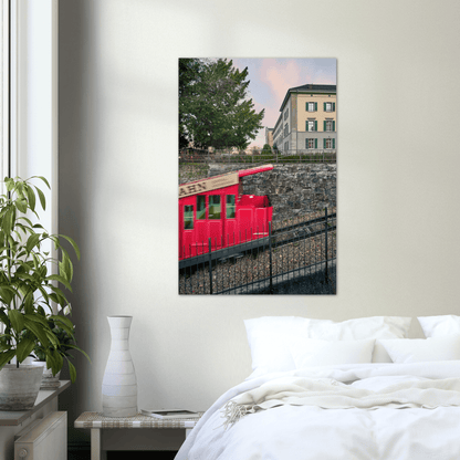 Polybahn - Printree.ch alt, architektur, attraktion, bus, eisenbahn, europa, foto, gebäude, im freien, metall, personenverkehr, polybahn, poster, reise, schweiz, schweizerische eidgenossenschaft, seilbahn, stadt, stadtverkehr, standseilbahn, strasse, städtisch, städtischer transport, tour, tourismus, touristische reise, transit, transport, ubs polybahn, verkehr, wandern, zürich