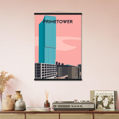 Primetower - Printree.ch alt, blau, blick, europa, europäisch, Localspot, Minimal, Minimalismus, reise, schweiz, stadt, stadtbild, tourismus, tourist, urban, wahrzeichen, zürich