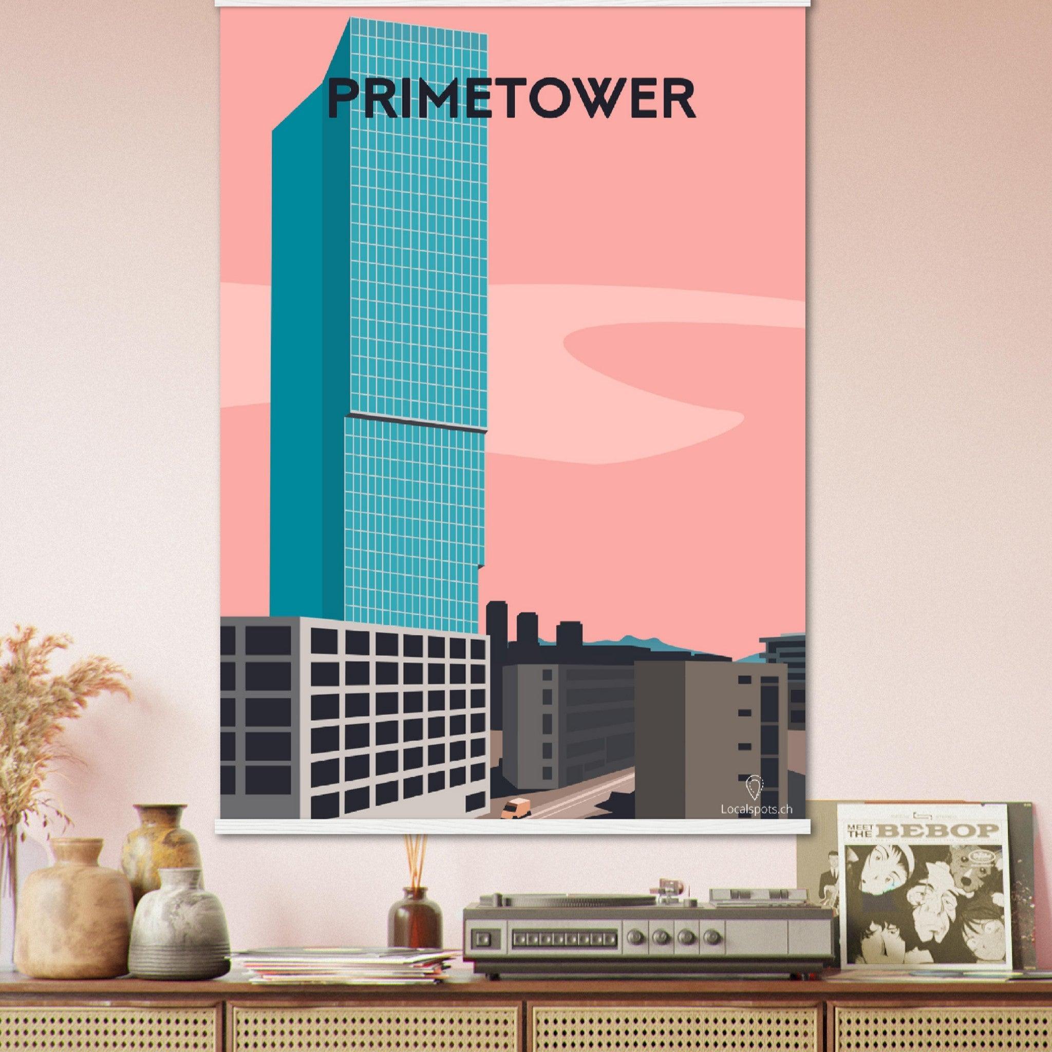 Primetower - Printree.ch alt, blau, blick, europa, europäisch, Localspot, Minimal, Minimalismus, reise, schweiz, stadt, stadtbild, tourismus, tourist, urban, wahrzeichen, zürich