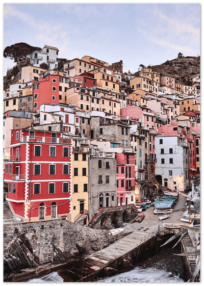 Riomaggiore Hafen - Printree.ch architektur, boot, bunt, cinque, dorf, einfachschweizer, europa, exklusiv, Foto, Fotografie, haus, italien, italienisch, klippe, küste, landschaft, manarola, meer, mittelmeer, natur, ozean, Poster, reise, Reisen, riomaggiore, schön, seelandschaft, sommer, stadt, strand, terre, tourismus, tourist, urlaub, wahrzeichen, ziel