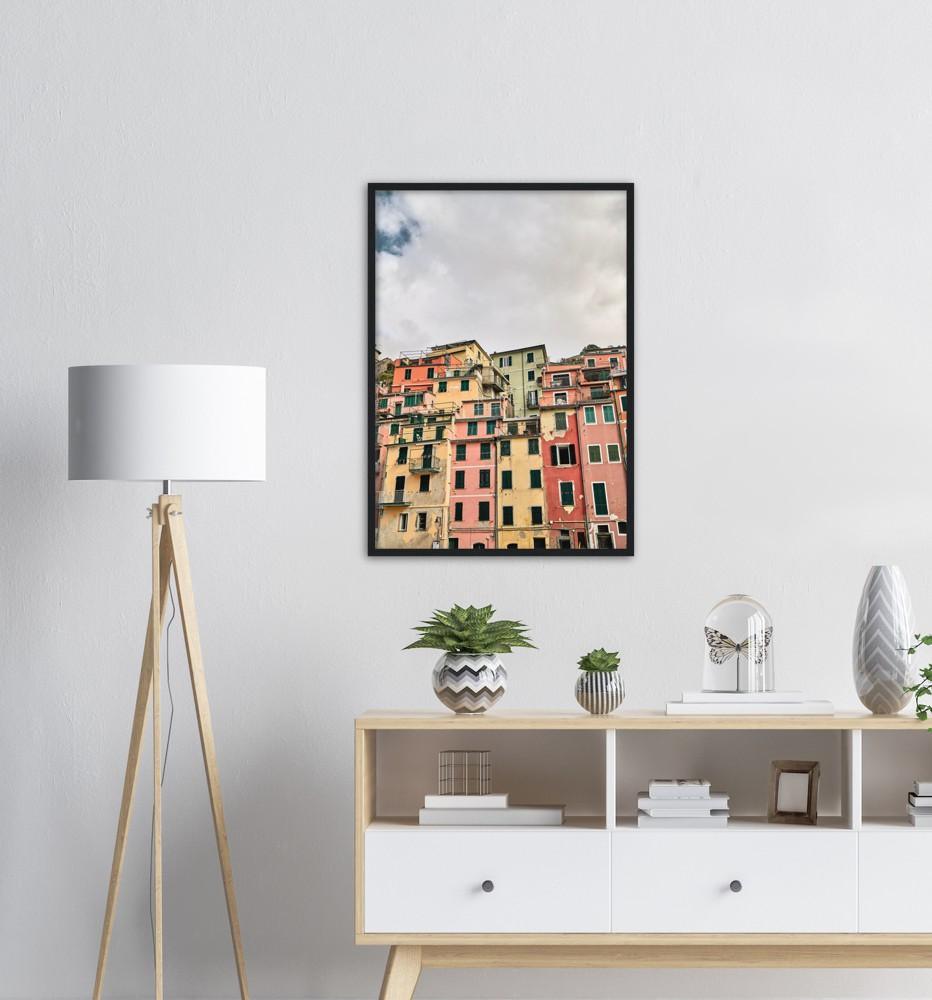 Riomaggiore - Printree.ch architektur, boot, bunt, cinque, dorf, einfachschweizer, europa, exklusiv, Foto, Fotografie, haus, italien, italienisch, klippe, küste, landschaft, manarola, meer, mittelmeer, natur, ozean, Poster, reise, Reisen, riomaggiore, schön, seelandschaft, sommer, stadt, strand, terre, tourismus, tourist, urlaub, wahrzeichen, ziel