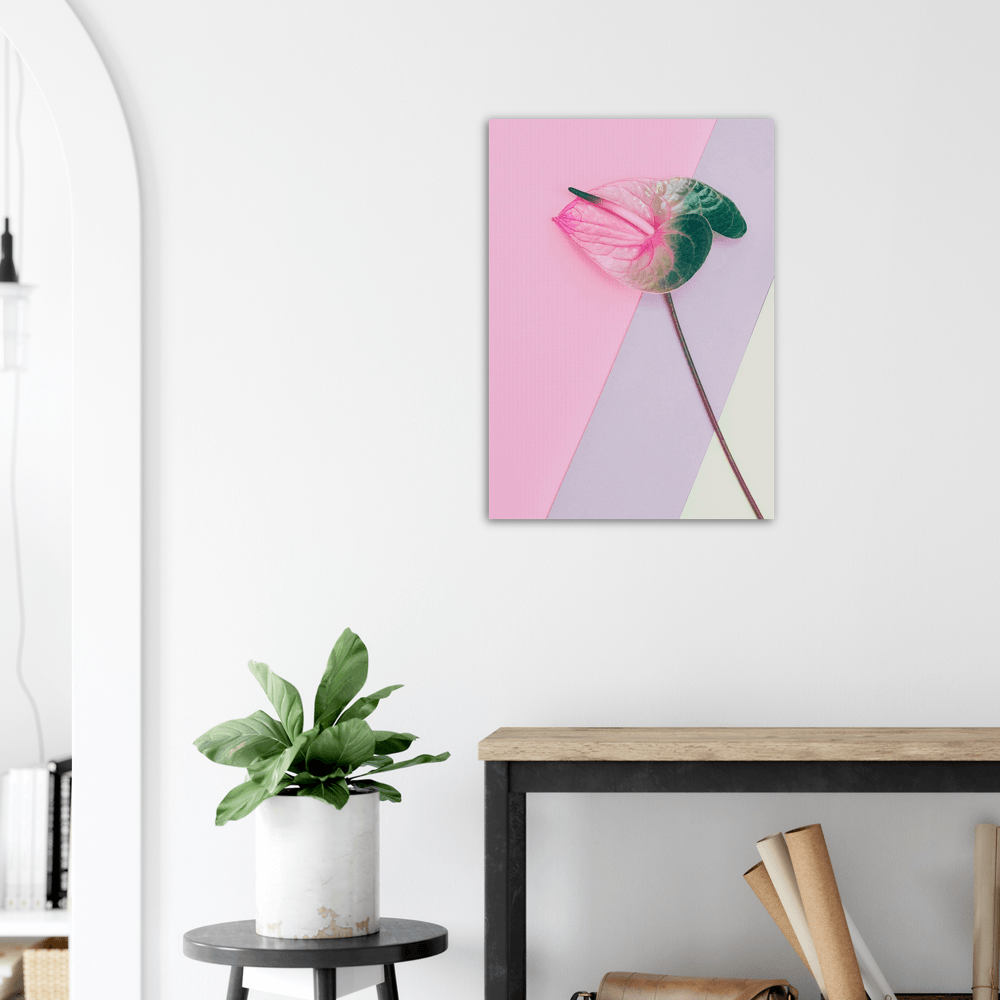 Rosa Blume minimalistischer Lifestyle