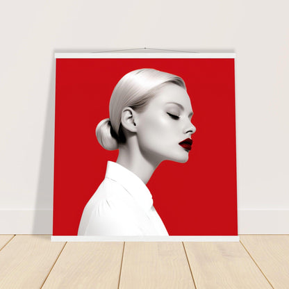 Rouge Serenity - Printree.ch farbig, Kunstdruck, mehrfarbig, Pop ART, Pop-Kultur, poptonicart, zeitgenössische kunst