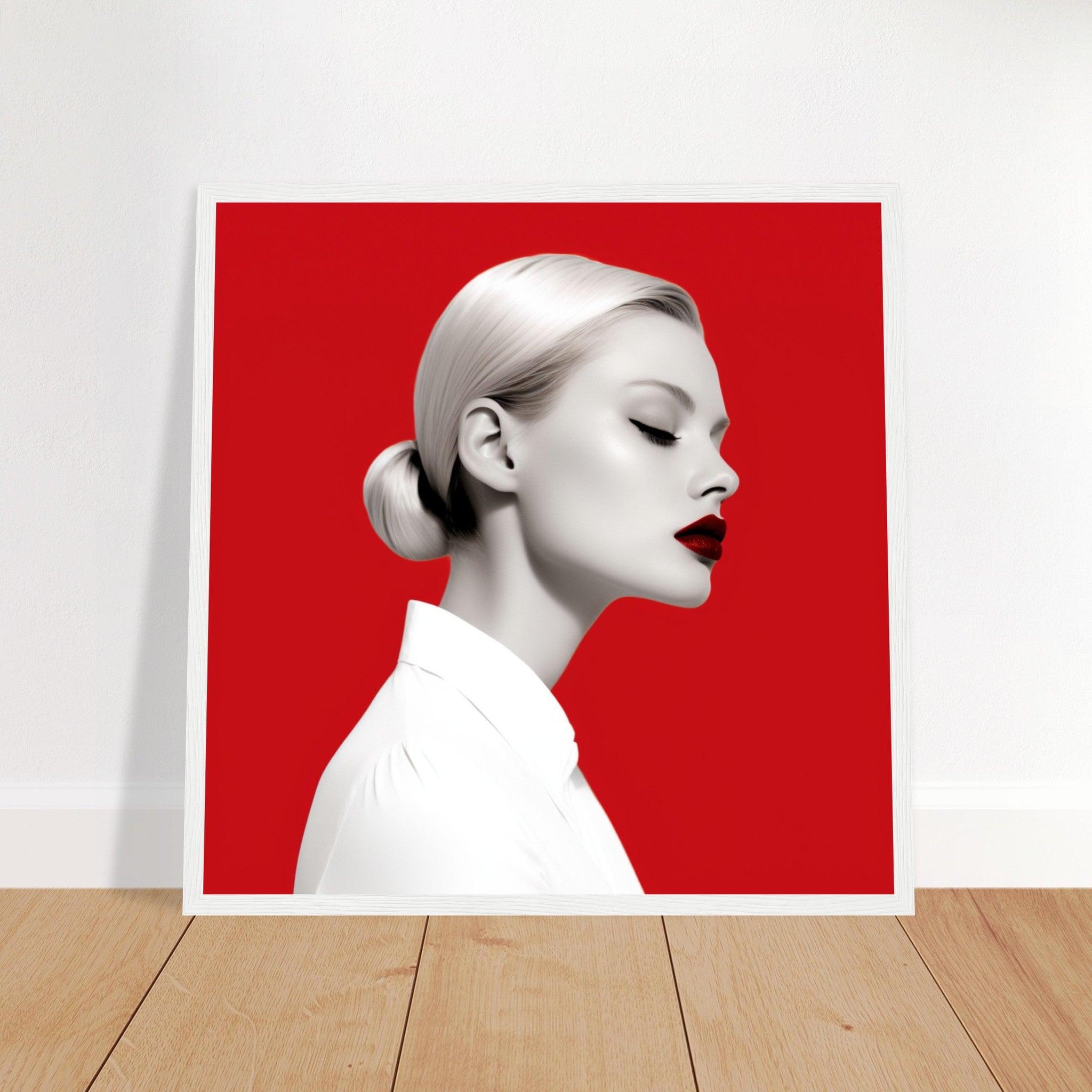 Rouge Serenity - Printree.ch farbig, Kunstdruck, mehrfarbig, Pop ART, Pop-Kultur, poptonicart, zeitgenössische kunst