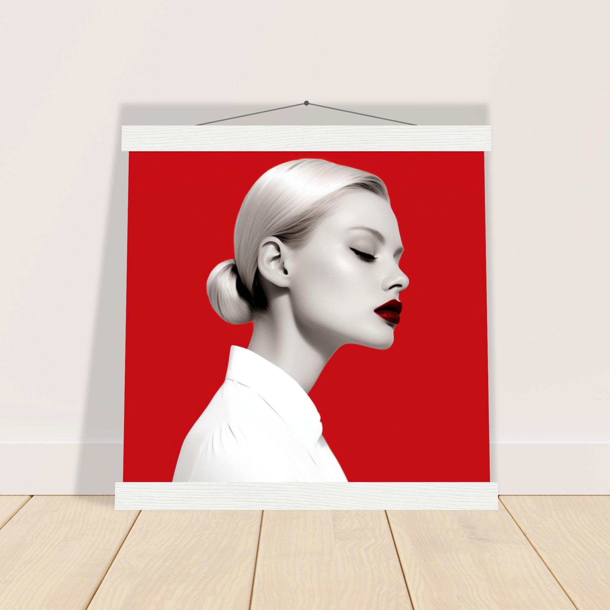 Rouge Serenity - Printree.ch farbig, Kunstdruck, mehrfarbig, Pop ART, Pop-Kultur, poptonicart, zeitgenössische kunst