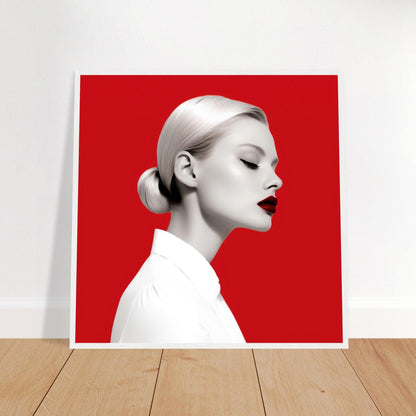 Rouge Serenity - Printree.ch farbig, Kunstdruck, mehrfarbig, Pop ART, Pop-Kultur, poptonicart, zeitgenössische kunst