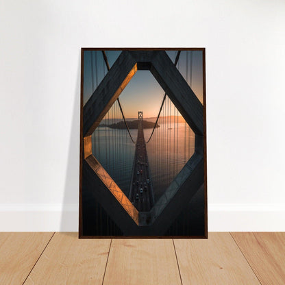 San Francisco - Oakland Bay Bridge - Printree.ch Architektur, Bay Bridge, Brücke, Foto, Fotografie, Kalifornien, Küste, Oakland, Reisen, San Francisco, Stadtbild, unsplash, USA, Verbindung, Verkehr, Wahrzeichen, Überquerung