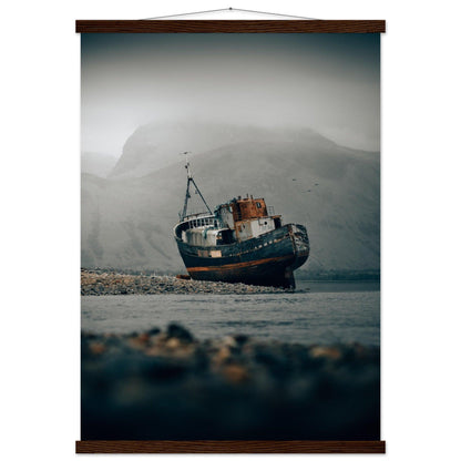 Schiffswrack in Schottland - Printree.ch Foto, Fotografie, Geschichte, Küste, maritimes Erbe, Meereslandschaft, Reisen, Schiffswrack, Schottland, Sehenswürdigkeit, unsplash, Unterwasserwelt, Wracktauchen