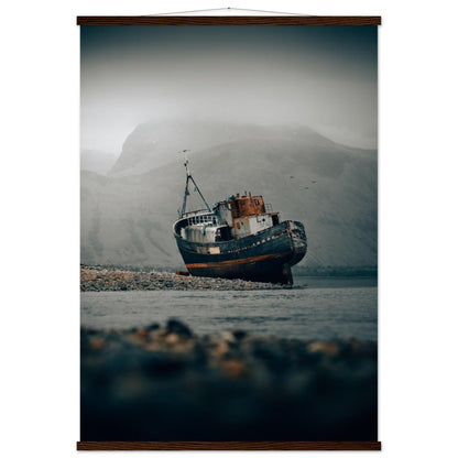 Schiffswrack in Schottland - Printree.ch Foto, Fotografie, Geschichte, Küste, maritimes Erbe, Meereslandschaft, Reisen, Schiffswrack, Schottland, Sehenswürdigkeit, unsplash, Unterwasserwelt, Wracktauchen