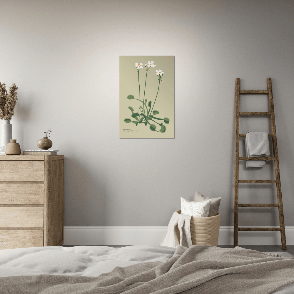 Schlichte Blumenposter